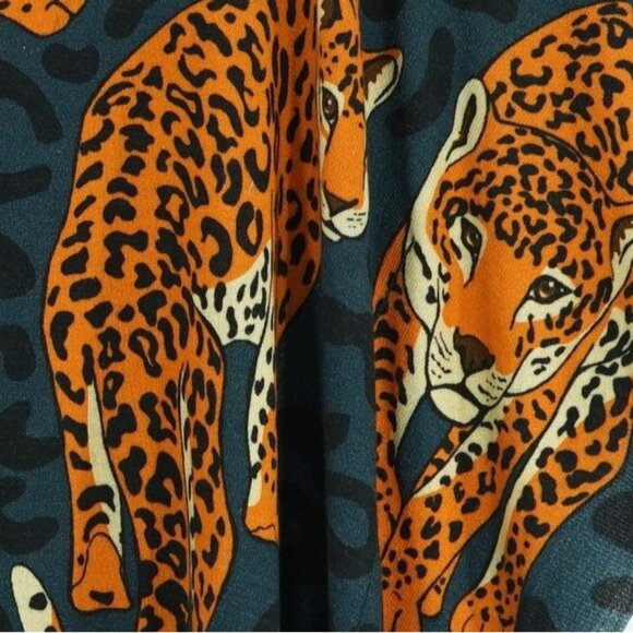 Anthropologie Conditions Apply Leopard Poncho Pullover - Picture 5 of 7